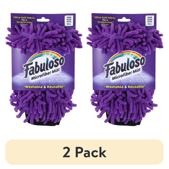 (2 pack) Fabuloso - Microfiber Mitt Purple 1 CT