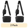 thumbnail image 1 of (2 pack) Falan Mule Women Small Crossbody Bag with Coin Purse Pouch Ladies Square Shoulder Handbags, 1 of 7