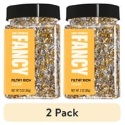 (2 pack) Fancy Sprinkles Filthy Rich Sugar, Dessert Sprinkles, 3 oz