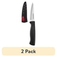 thumbnail image 1 of (2 pack) (2 pack) Farberware Edgekeeper 3.5 in Paring Knife with Black Self-Sharpening Sleeve and Handle, 1 of 19
