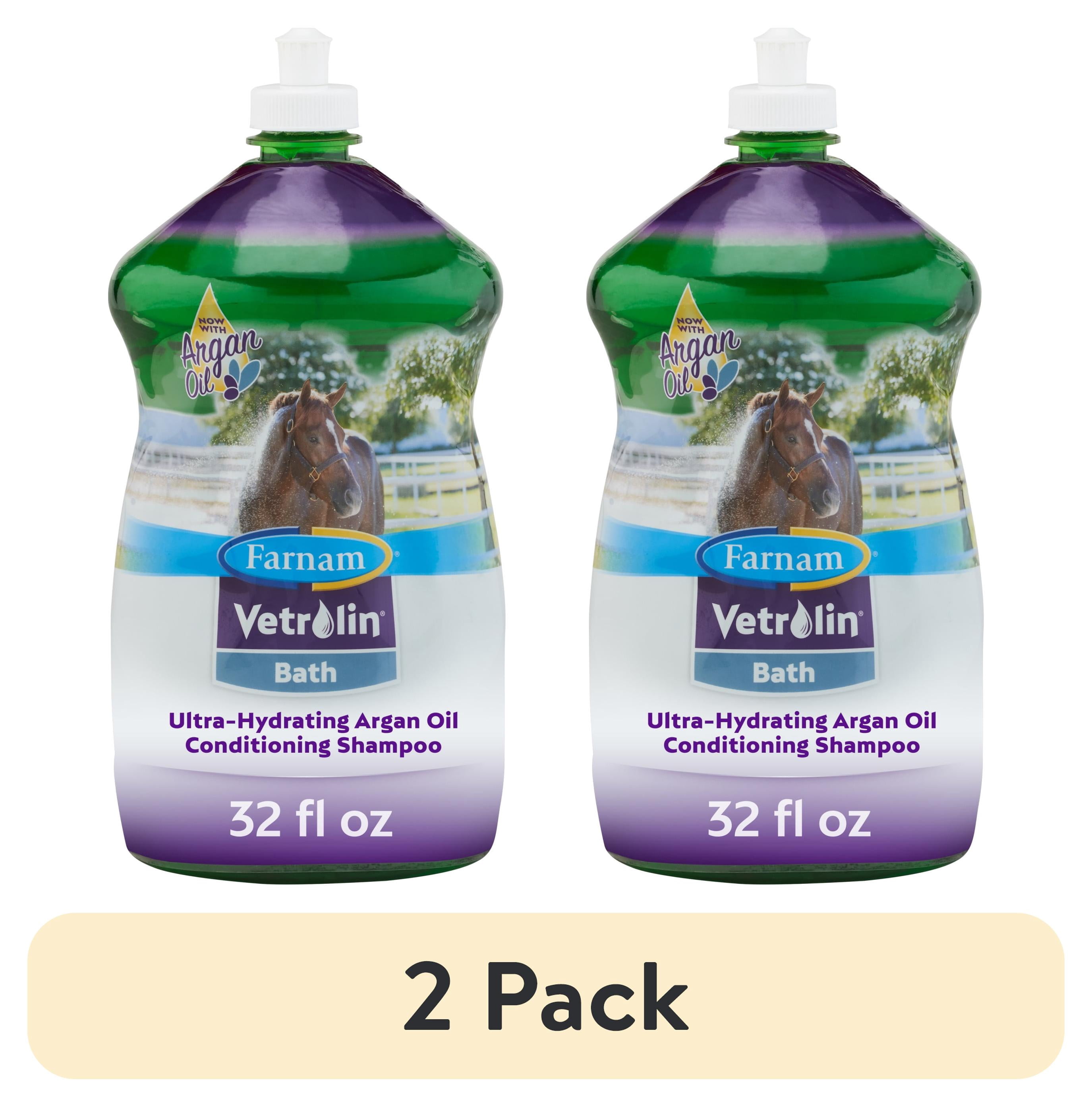 (2 pack) Farnam Vetrolin Horse Shampoo Bath 32 Fluid Ounces