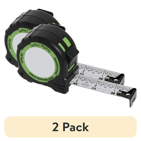 (2 pack) FastCap PSSR-16 16 Foot Pro Carpenter Standard Reverse Measuring Tape