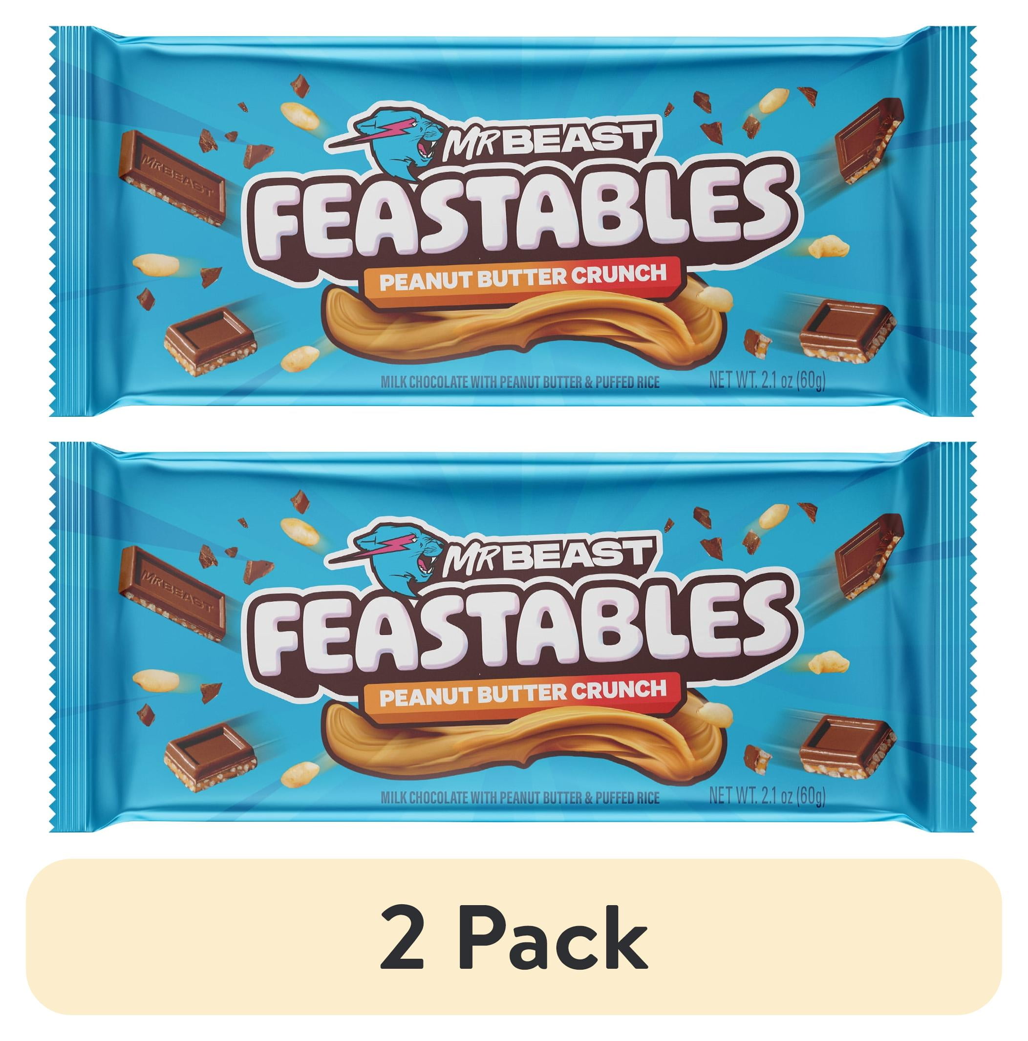 MrBeast Feastables サンプラー 2箱セット　ミスタービースト 2 pack) Feastables MrBeast Milk Chocolate Bar Sampler