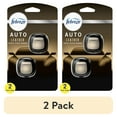 thumbnail image 1 of (2 pack) Febreze AUTO Car Air Freshener, Odor-Fighting Car Vent Clip, Leather, 2 Count, 1 of 13
