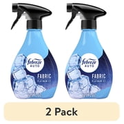 (2 pack) Febreze AUTO Car Fabric Spray, Odor Fighting Air Freshener, Platinum Ice, 12.5 fl oz
