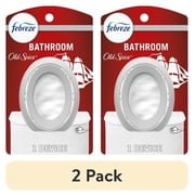 (2 pack) Febreze BATH Air Freshener, Odor-Fighting, Old Spice Scent, 1 Count