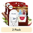 thumbnail image 1 of (2 pack) Febreze Plug Odor-Fighting Air Freshener Baked Cinnamon Apples, Starter Kit and 1 Refill, 0.87 fl oz, 1 of 13
