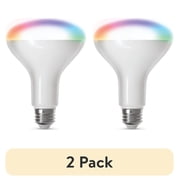 (2 pack) Feit Electric Smart LED Bulb 7.2W (65W Equivalent) Tunable White, BR30, Med E26 Base, Dimmable Light Bulb