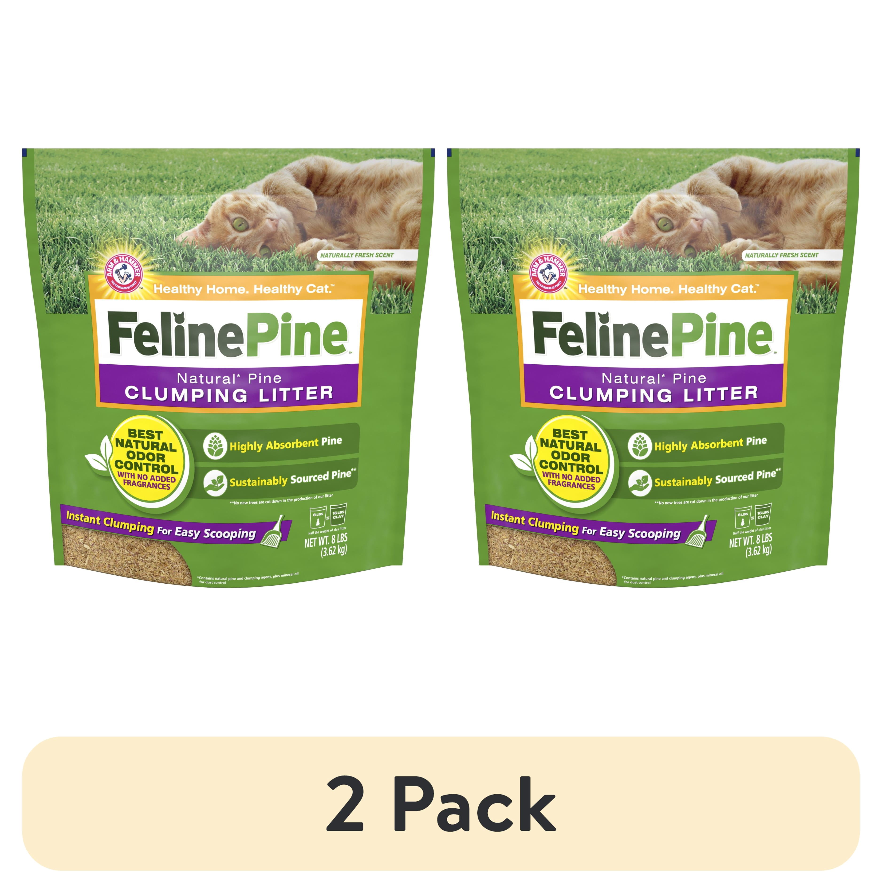 ARM & HAMMER Feline Pine Natural Non-Clumping Cat Litter, Pine Pellet, 7  Lbs, 2 Pack - Walmart.com