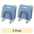 thumbnail image 1 of (2 pack) Fellowes Workstation Step File 5 Compartments Letter Size Top/Side File & Paper Sorter, Black, 1 of 4