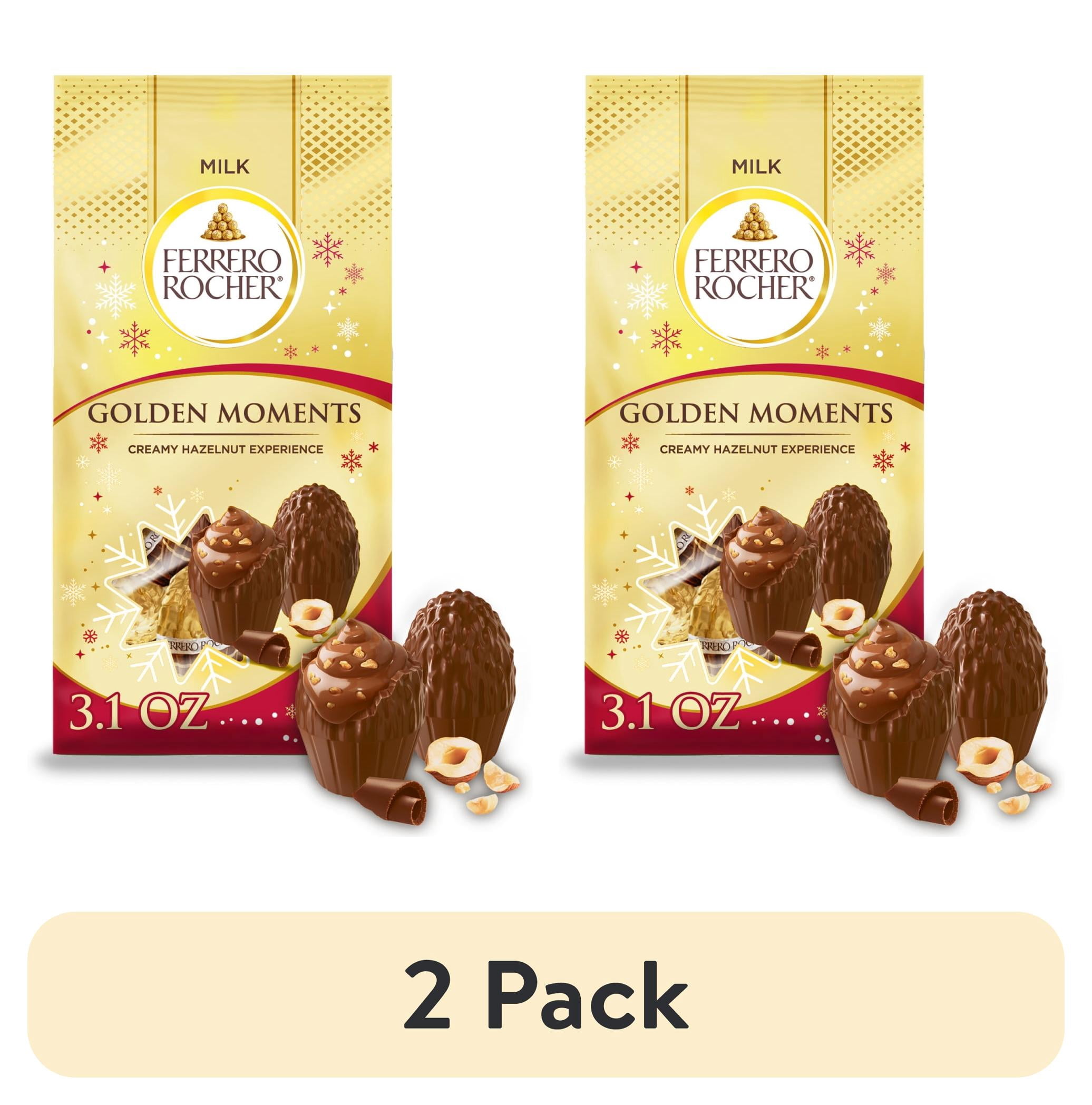 2 pack) Ferrero Rocher Golden Moments, Premium Milk Chocolate