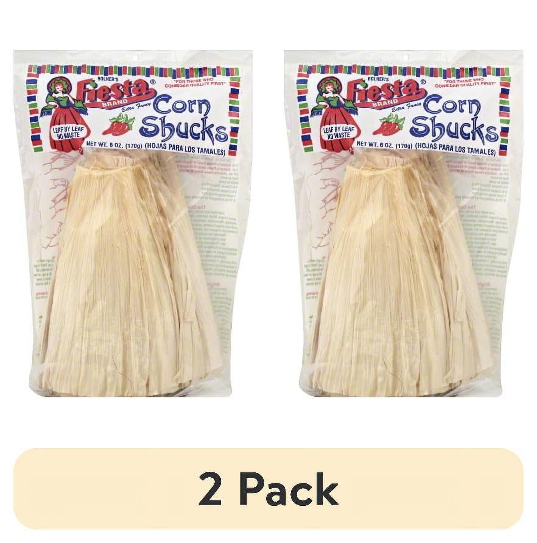 (2 pack) Fiesta Extra Fancy Corn Shucks, 6 oz, Pack of 12