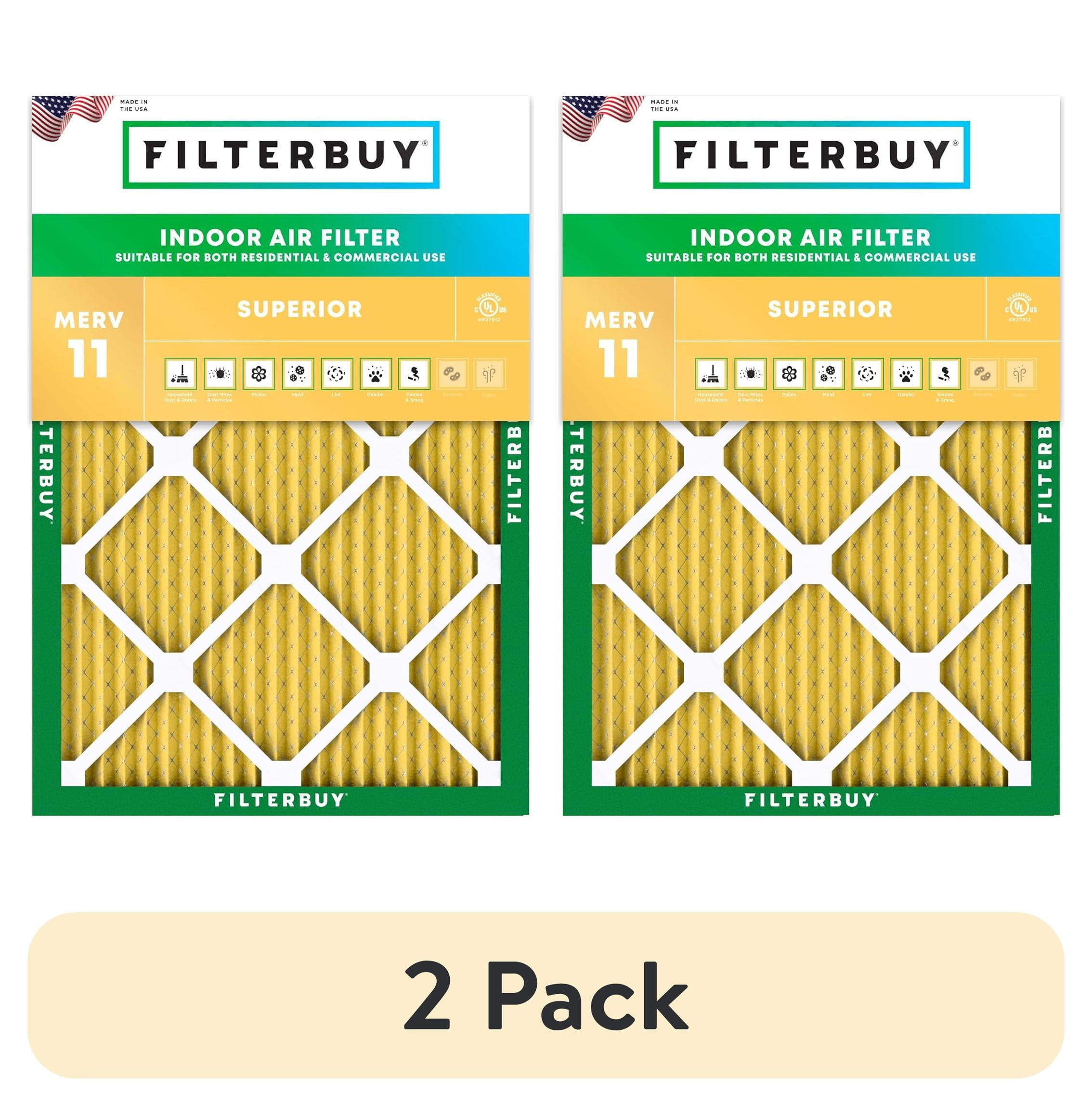 Aerostar 16 X 30 X 1 MERV 11, Pleated Air Filter, 16 X 30 X 1, Box Of 6 Made In The Usa