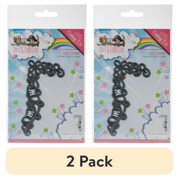 (2 pack) Find It Trading  Yvonne Creations Tots & Toddlers Die-Shoe Corner
