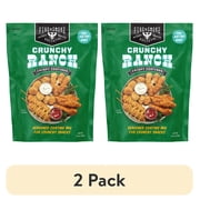 (2 pack) Fire & Smoke Society Crunchy Ranch Chicken Coating Fry Mix, 9.6 Ounce Bag Makes about 8 Servings