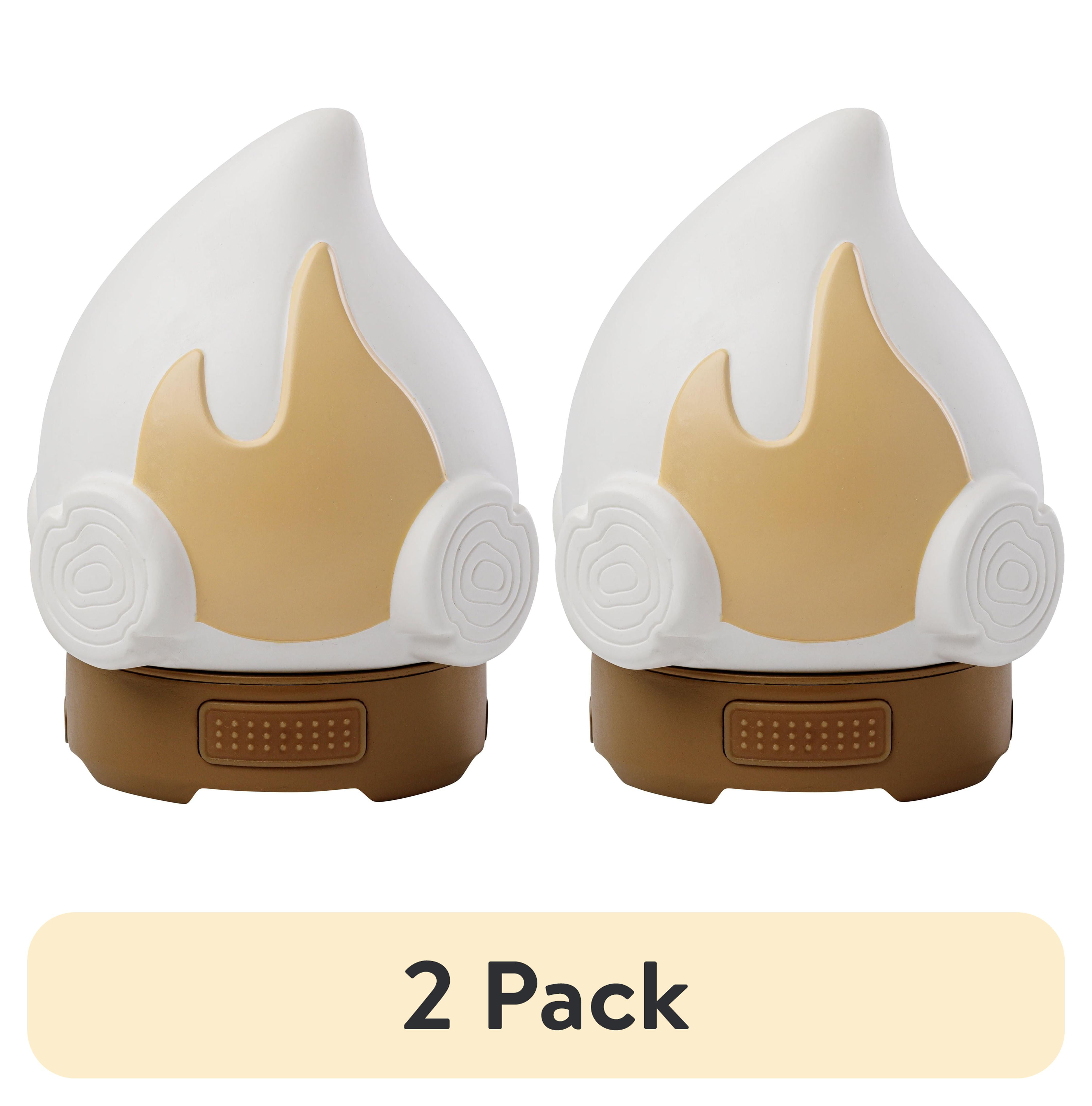 (2 pack) Firefly! Outdoor Gear Campfire Lantern, Multi-Color LEDs, 6 Modes, 3 AA Batteries