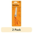 thumbnail image 1 of (2 pack) Fiskars 8" Pinking Shears, with Pointed Tip for Fabric Cutting, Orange, 1 of 9