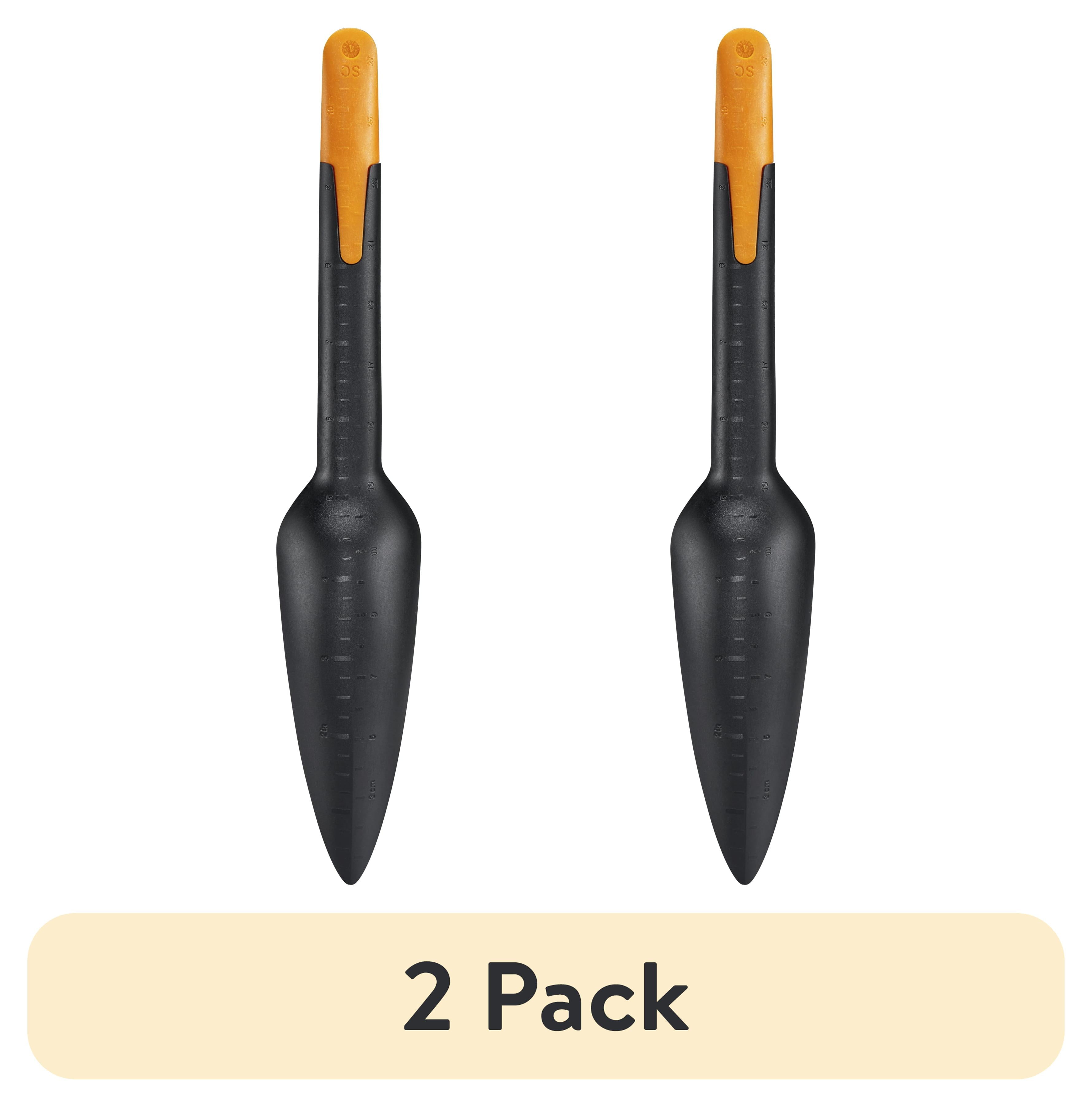 (2 pack) Fiskars Hand Seed Sower, 1 Pc, FiberComp Material Gardening Tool, Orange and Black