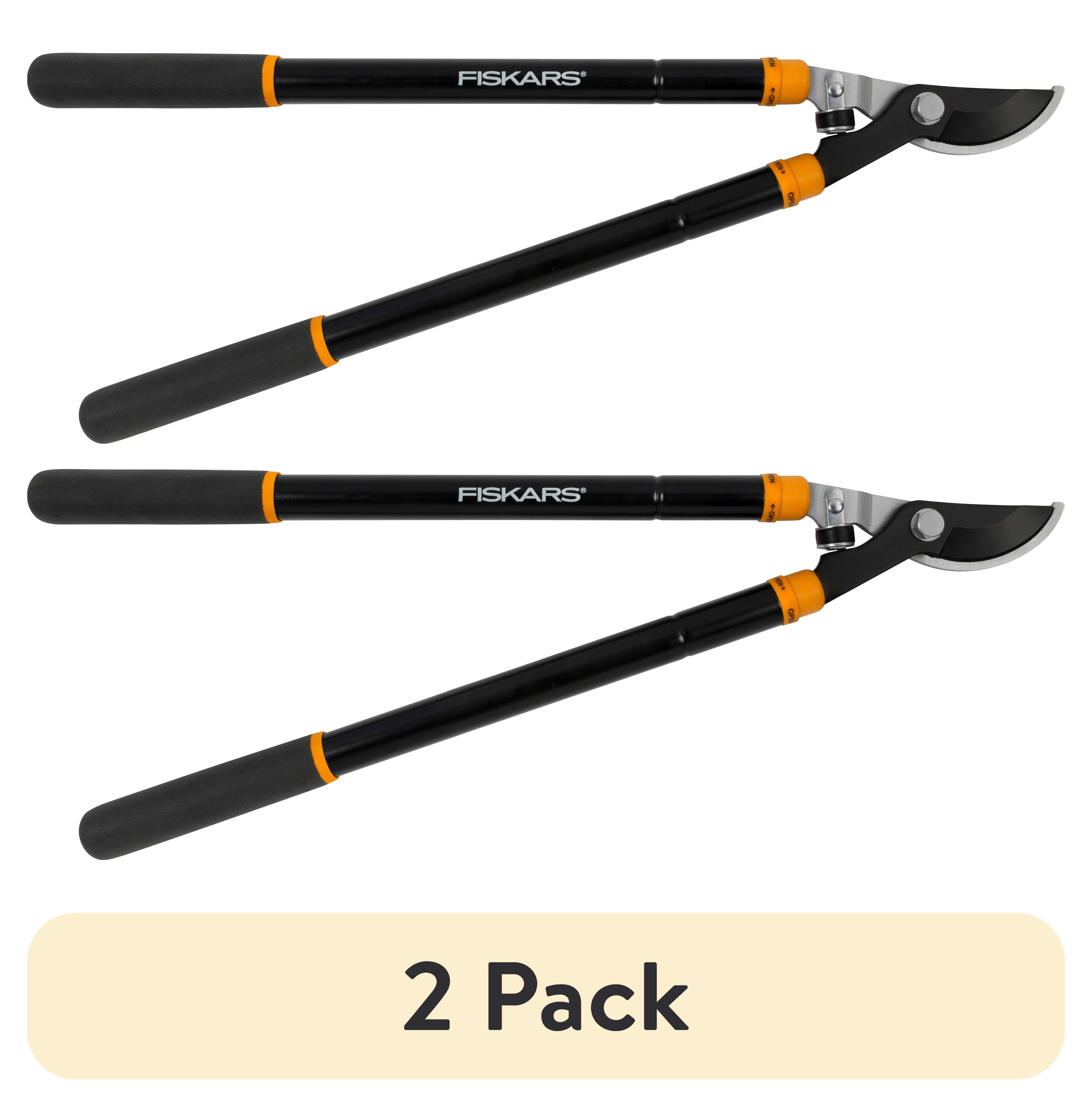 (2 pack) Fiskars Lopper Extendable Handle and Single Pivot, 25"-37" Handle Extension