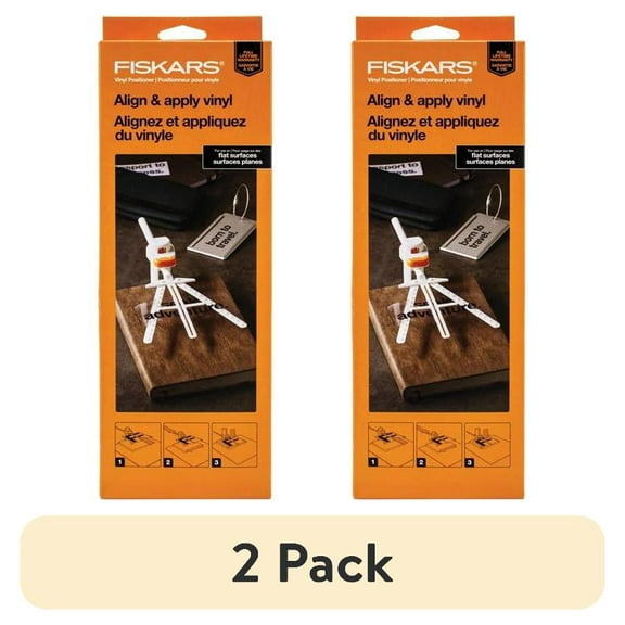 (2 pack) Fiskars Vinyl Alignment Tool Flat
