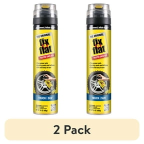 (2 pack) Fix-A-Flat Aerosol Emergency Flat Tire Repair and Inflator, for X-Large Tires, Eco-Friendly Formula, Universal Fit for All Cars, Trucks and SUVs, 24 oz. (Pack of 1)- S60369