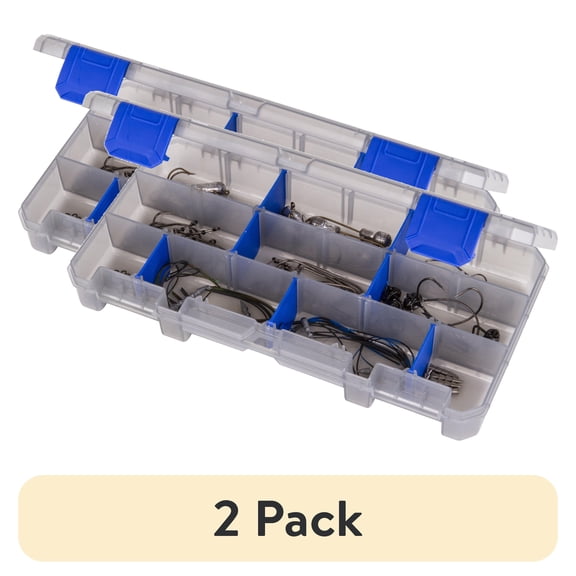 (2 pack) Flambeau Outdoors, Zerust MAX 3003ZM Tuff Tainer, Utility Box, 9.125 inches, Fishing Tackle Box, Plastic