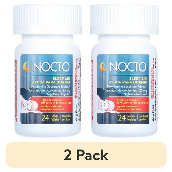 (2 pack) Flanax Nocto Sleep Aid for Insomnia, 24 Count