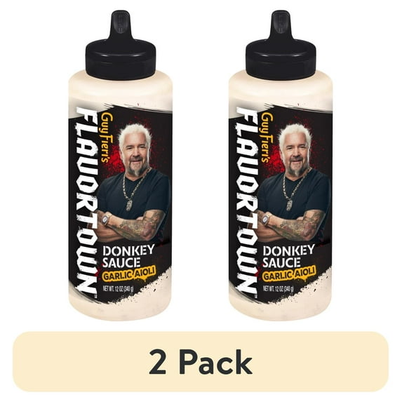 (2 pack) Flavortown Famous Donkey Sauce 12 oz