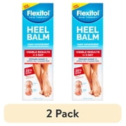 2 pack Flexitol Heel Balm, Intensive Hydration Foot Cream for Cracked Heels, 2 oz Tube