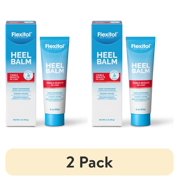 2 pack Flexitol Heel Balm Cracked Heel Cream, Intensive Hydration with 25% Urea, 2 oz Tube