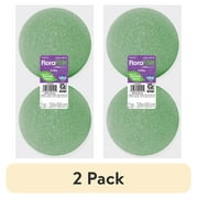 (2 pack) FloraCraft FloraFōM Foam 2 piece Ball 3.8 inch Green