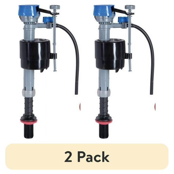 (2 pack) Fluidmaster K-400H-039 PerforMAX Toilet Fill Valve and 2" Flapper Repair Kit, Plastic, 1-Pack, Height 13.9in