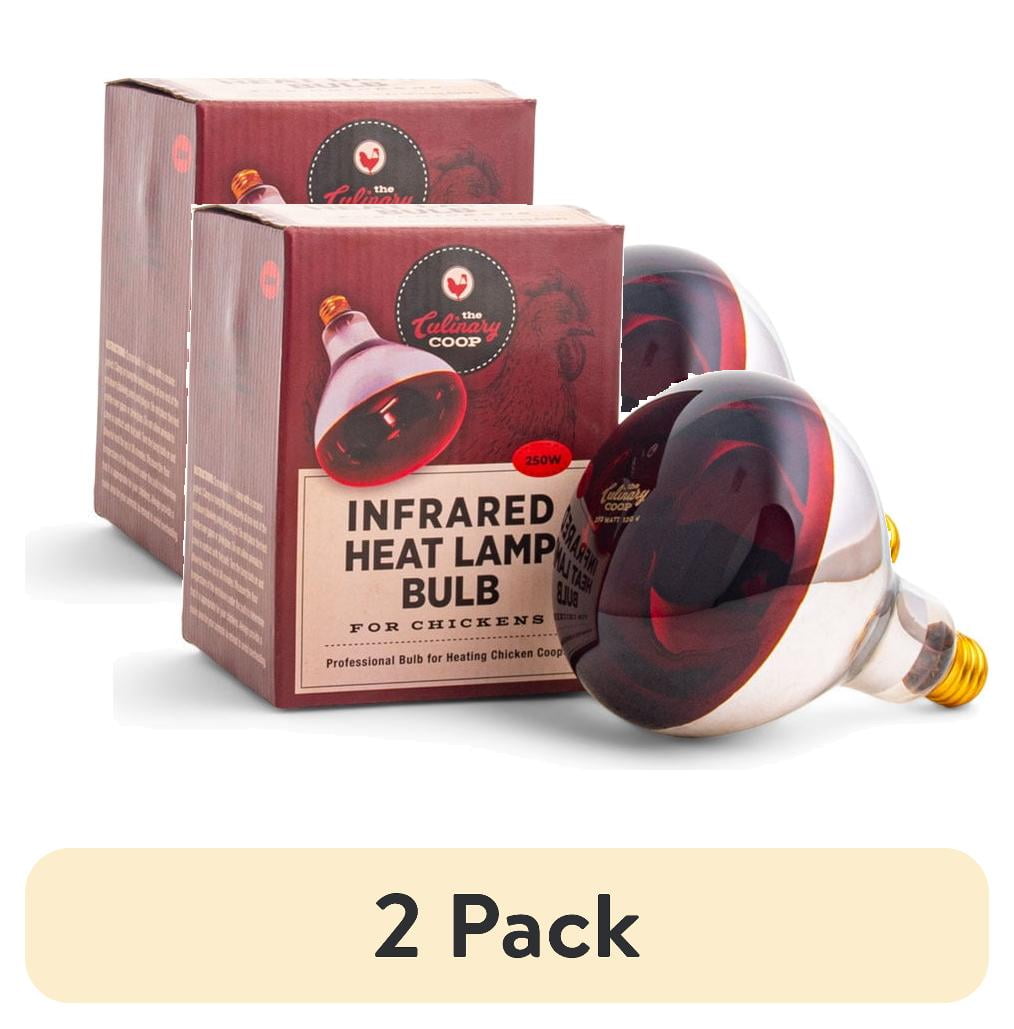 The Culinary Coop Infrared Heat Lamp Glass Bulb 250 Watt for