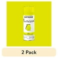 thumbnail image 1 of (2 pack) Yellow, Rust-Oleum Fluorescent Spray Paint-342571, 11 oz, 1 of 10