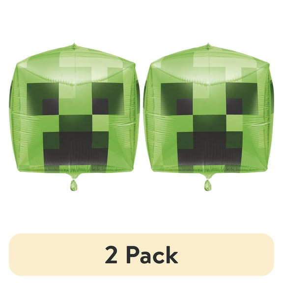 (2 pack) Foil Minecraft Balloon, 12.5"