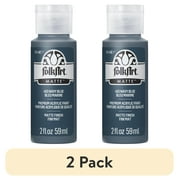 (2 pack) FolkArt Acrylic Craft Paint, Matte Finish, Navy, 2 fl oz