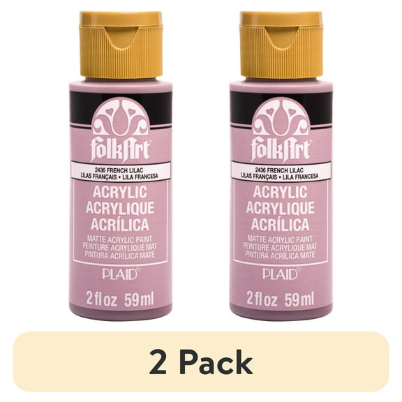 FolkArt Acrylic Paint 2oz-French Lilac