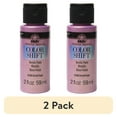 thumbnail image 1 of (2 pack) FolkArt 5246E Color Shift Acrylic Craft Paint, Gloss Finish, Orchid, 2 fl oz, 1 of 11
