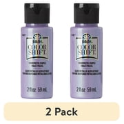 2 pack FolkArt Color Shift Acrylic Craft Paint, Gloss Finish, Pastel Purple, 2 fl oz