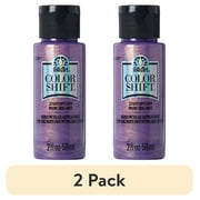 (2 pack) FolkArt 5250E Color Shift Acrylic Craft Paint, Gloss Finish, Plum, 2 fl oz
