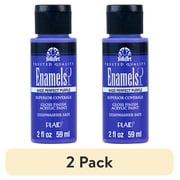 2 pack 2 pack 2 pack 2 pack FolkArt Enamel Acrylic Craft Paint, Gloss Finish, Perfect Purple, 2 fl oz