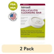 2 pack Terrasil Folliculitis Soap Bar with Tea Tree Oil and Calendula, 75 g