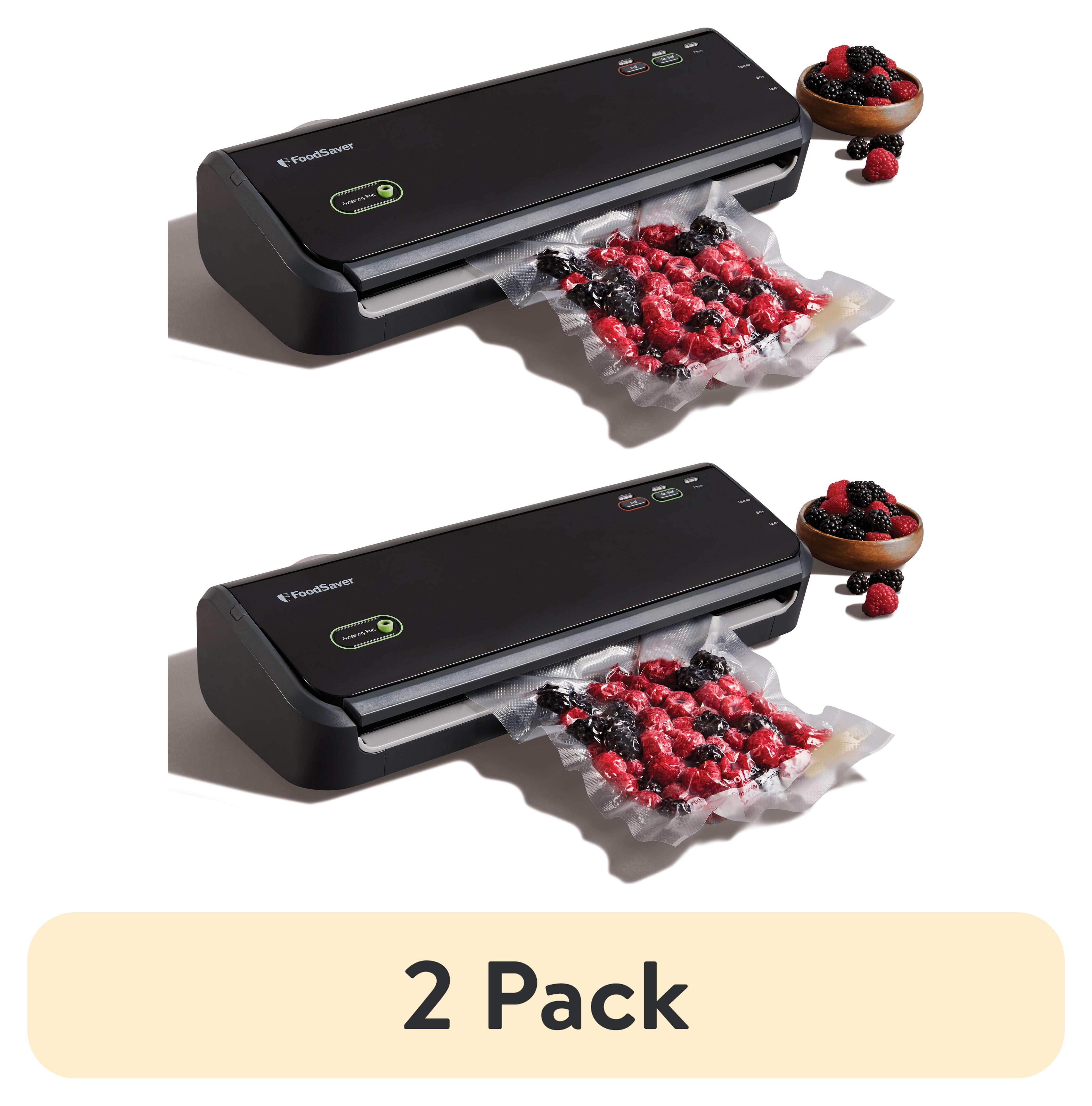 Black Compact Vacuum Sealer with Starter Kit
