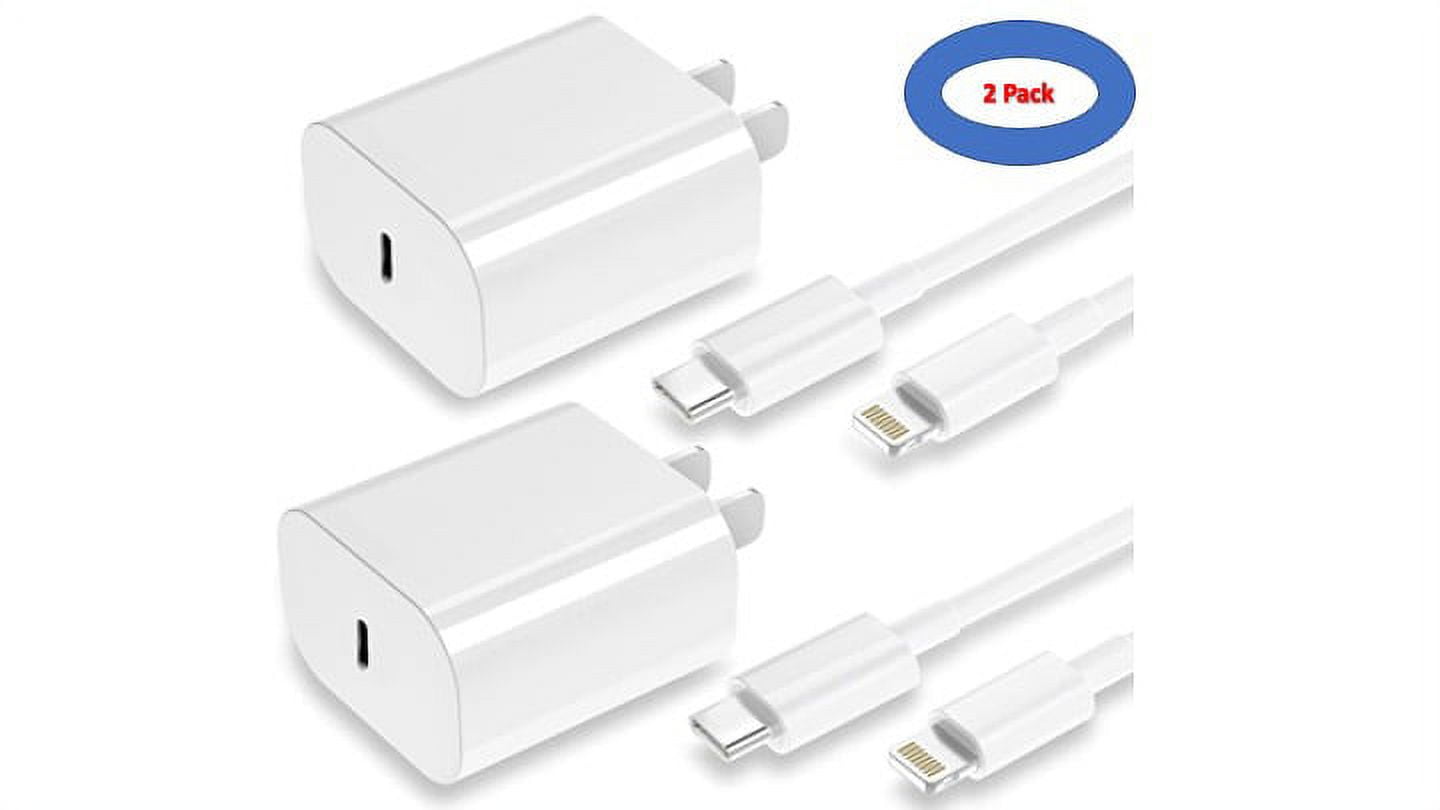 2 pack For Apple iPhone 14 13 12 11 Super Fast Charger Apple MFi