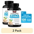 thumbnail interactive-video image 1 of (2 pack) Force Factor Amazing Ashwa with KSM-66 Ashwagandha for Stress Relief, Cortisol Balance, Memory, Focus & Immune Health, Clinical Strength, 120 Tablets, 1 of 15