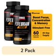 thumbnail interactive-video image 1 of (2 pack) Force Factor Forebrain Focus, Nootropic Brain Supplement to Support Clarity, Concentration, Memory, Focus & Productivity, 60 Capsules, 1 of 15