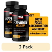 2 pack Force Factor Forebrain Focus Nootropic Supplement for Clarity, Memory & Productivity
