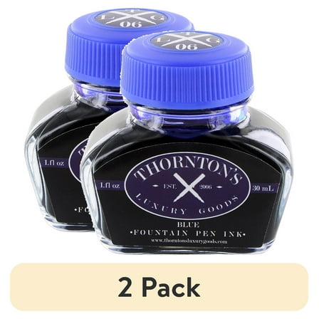 (2 pack) Fountain Pen Ink 30ml Bottle