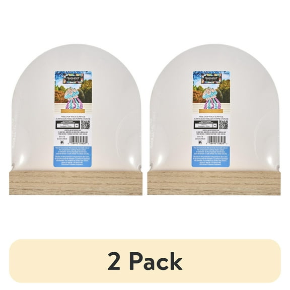 (2 pack) Plaid Fragment Effects Tabletop Arch Surface, 8" x 7"