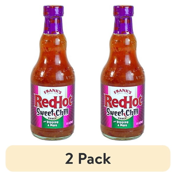 (2 pack) Frank's Red Hot Sweet Chili Sauce, 12 fl oz 2 pack